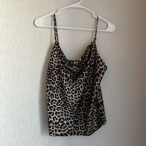 SILK CHEETAH PRINT TOP